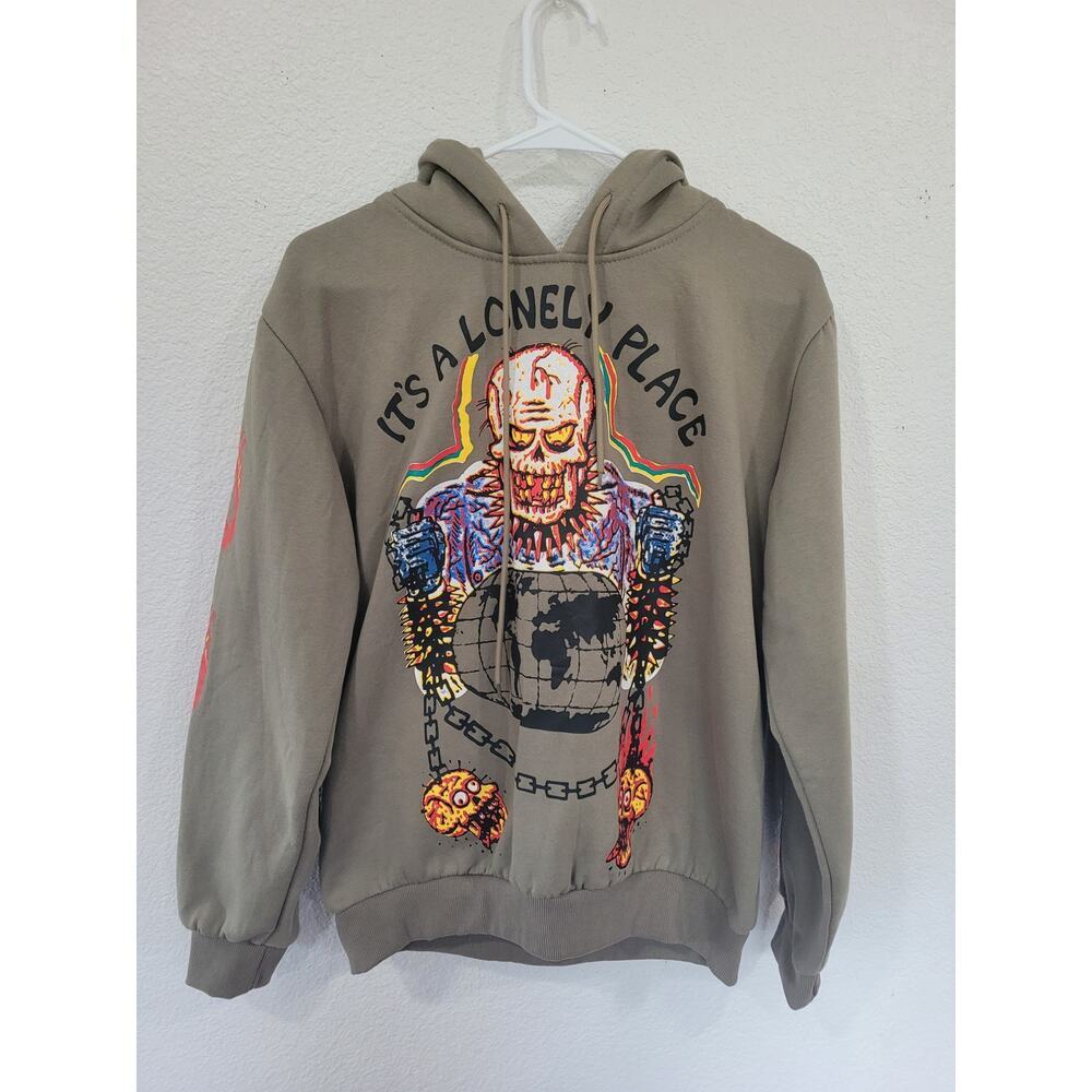 Kanye West XXXtentacion Sweatshirt Hoodie Beige BY Hbat‎ Hiphop Y2K #3